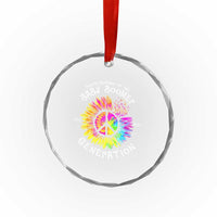 Proud Member Of The Baby Boomer Generation Crystal Glass Ornament Hippie Sunflower TS11