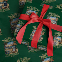 Proud Member of Too Old To Care Boomer Club Wrapping Paper Roll Funny Baby Boomer Retire Summer Vacation