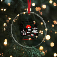 Proud Member Of Too Old To Care Boomer Club Retired Crystal Glass Ornament Funny Retirement The Last Generation Beach Sunset Vacation