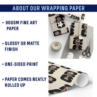Proud Mexico National Soccer Lover Fan Gift Wrapping Paper Roll
