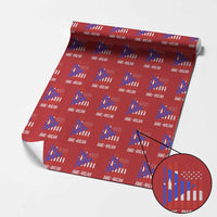 Puerto Rican American Flag Wrapping Paper Roll AME-RICAN Boricua Pride