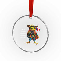 Puerto Rico Coqui' Crystal Glass Ornament Debí Tirar Más Fotos TS02