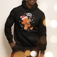 Op Snap Gingerbread Broken Leg Christmas Hoodie - Wonder Print Shop