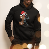 Christmas Hoodie Gingerbread Skeleton X-Ray Tech Nurse - Wonder Print Shop