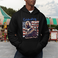 Martin Luther King Jr. Hoodie MLK Day Movement Moment Man Black History Month - Wonder Print Shop