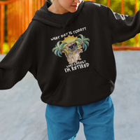 Retirement Hoodie What Day Is Today Who Cares I'm Retired Funny Dog At Beach - Wonder Print Shop