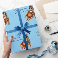 Punch Mokey Wrapping Paper Roll Some Of Us Need a Little Extra Love