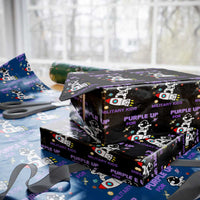 Purple Up For Military Kids Wrapping Paper Roll Military Child Month Astronaut Outer Space - Wonder Print Shop