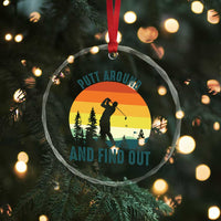Putt Around And Find Out Crystal Glass Ornament Funny Golf Player Gift - Wonder Print Shop