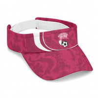 Qatar 2026 Football Sun Visor Cap Go The Maroons