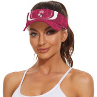 Qatar 2026 Football Sun Visor Cap Go The Maroons