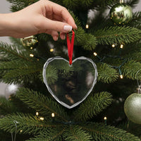 Quiet Piggy No Kings Heart Crystal Glass Ornament Funny Sarcastic Political - Wonder Print Shop