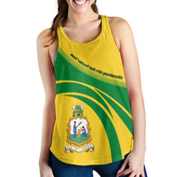 Saint Vincent and the Grenadines Coat Of Arms Women Tanktop Cricket RLT13