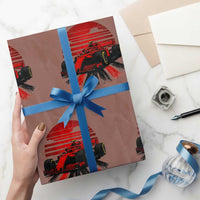 Racing Car Red Speed Motorsport Wrapping Paper Roll - Wonder Print Shop