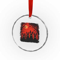 Rake Creepypasta Crystal Glass Ornament Creepy Cryptid Series Horror Goth Alt Alternative Art TS10