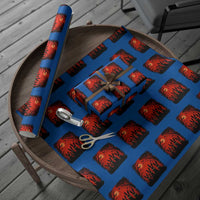 Rake Creepypasta Wrapping Paper Roll Creepy Cryptid Series Horror Goth Alt Alternative Art - Wonder Print Shop