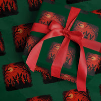 Rake Creepypasta Wrapping Paper Roll Creepy Cryptid Series Horror Goth Alt Alternative Art - Wonder Print Shop