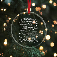 Ramadan Blessed Month Crystal Glass Ornament Muslim Islamic Ramadhan Eid al Fitr - Wonder Print Shop