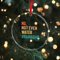Ramadan Kareem Mubarak Crystal Glass Ornament No Not Even Water Ramadan TS02