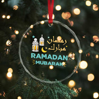 Ramadan Mubarak Muslim Crystal Glass Ornament - Wonder Print Shop