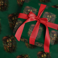 Rasta Reggae Lion Smoking Weed Wrapping Paper Roll Jamaican Reggae Music and Weed Lovers - Wonder Print Shop