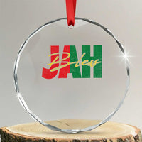 Rastafarian Jah Bless Crystal Glass Ornament Retro Reggae Rastafari Jamaica Rasta TS10