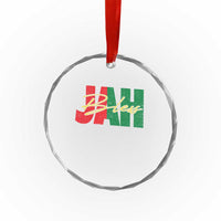 Rastafarian Jah Bless Crystal Glass Ornament Retro Reggae Rastafari Jamaica Rasta TS10