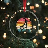 Raunchy Humor Crystal Glass Ornament Throat Goat Meme Gift TS12