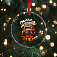 Real Grandpas Drive Hotrods Crystal Glass Ornament Vintage 1932 Hotrod