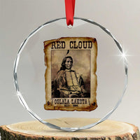 Red Cloud Crystal Glass Ornament Oglala Lakota Sioux Native American Chief Warrior History TS10