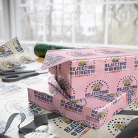 Rejecting Kings Since 1776 Wrapping Paper Roll Vintage Patriotic Ship No King In America - Wonder Print Shop