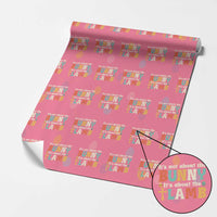 Religious Easter Wrapping Paper Roll Retro Its Not About The Bunny Its About The Lamb