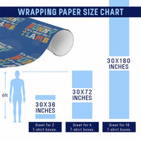 Religious Easter Wrapping Paper Roll Retro Its Not About The Bunny Its About The Lamb