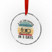 Religious Jesus Crystal Glass Ornament A Lot Can Happen In 3 Days Christian Retro TS02