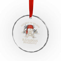 Republic Of Pirates Nassau Bahamas Crystal Glass Ornament Vintage Caribbean Summer Vacation TS10