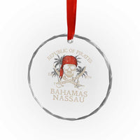 Republic Of Pirates Nassau Bahamas Crystal Glass Ornament Vintage Caribbean Summer Vacation TS10