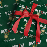 Resist Frog AIDS Awareness Wrapping Paper Roll Funny Portland Activist Meme HIV Support Red Ribbon - Wonder Print Shop