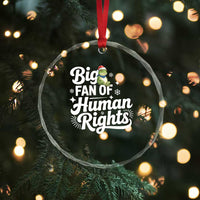Resist Frog Christmas Crystal Glass Ornament Big Fan Of Human Rights Political Meme TS14