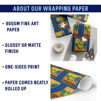 Resist Frog Graphic Wrapping Paper Roll Protest Stand Against Fascism - Wonder Print Shop
