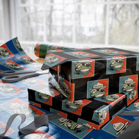 Resist Frog Meme Wrapping Paper Roll Portland Vintage Aesthetic Gift - Wonder Print Shop