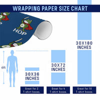 Resist Frog With Sword Wrapping Paper Roll No Kings Portland Protest Saves America - Wonder Print Shop