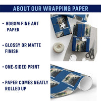 Resist Frog Xmas Wrapping Paper Roll Funny Portland Protest ICE Activist Meme - Wonder Print Shop