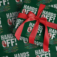 Resist Hands Off Wrapping Paper Roll Protect USA American We The People - Wonder Print Shop