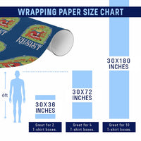 Resist Portland Frog Protest Wrapping Paper Roll Funny No Kings Xmas Gift - Wonder Print Shop