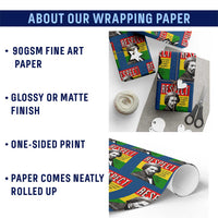 Respect Frederick Douglass Wrapping Paper Roll It Is Easier To Build Strong Children Empowerment - Wonder Print Shop