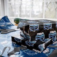 Respect The Drip Baseball Wrapping Paper Roll Driping Ice Cream Sport Lover - Wonder Print Shop