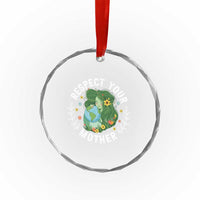 Respect Your Mother Crystal Glass Ornament Earth Mother Women Girl