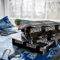Retired Postal Worker Wrapping Paper Roll Mailman Postman Retirement Gifts - Wonder Print Shop