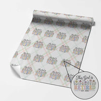 Retirement Gift For Her Wrapping Paper Roll This Girl Is Retired 2026 Floral Grandma Mom Teacher Coworker