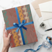 Retro 1976 Multi Line Neon Pop Typography Wrapping Paper Roll Vintage 50th Birthday Gift